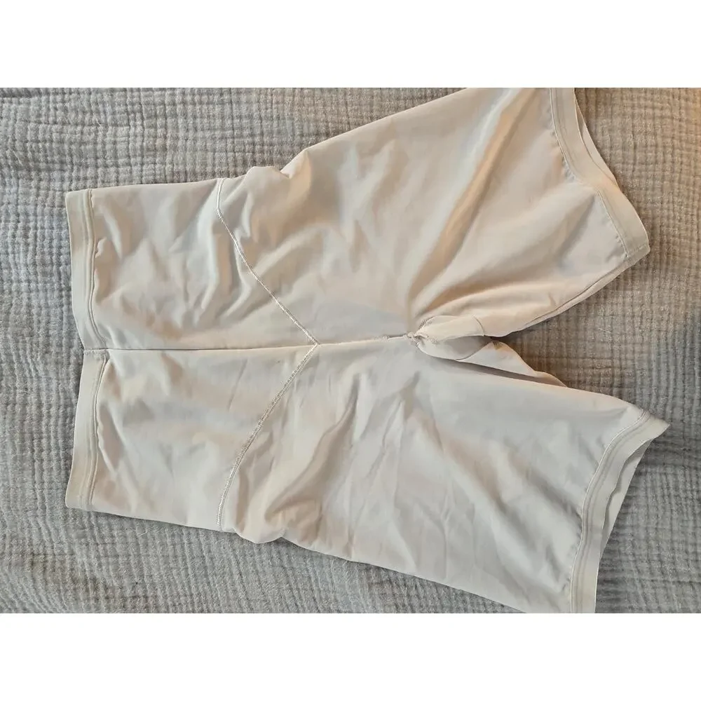 Wacoal Hi-Waist Thigh Shaper Sz M 6 Nude Tan Tummy Control open gusset underwear